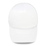 MR.R 6 Pack Sublimation Blanks White Mesh Trucker Polyester Cap, Two Tone Trucker Hat,Summer Mesh Cap with Adjustable Snapback,6 pcs per Pack MR.R