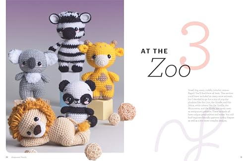 Amigurumi Friends: 20 Easy Patterns to Create 100+ Adorable Custom Crochet Critters - Explore Infinite Possibilities with Shapes, Colors, Details, and Yarns WoodArtSupply