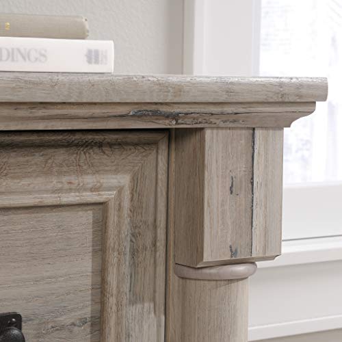 Sauder Palladia 2 Drawer File Cabinet, Lateral Filing Cabinets for Home Office, Hanging File Folders Organizer, Interlocking Drawers, in Split Oak Finish Sauder