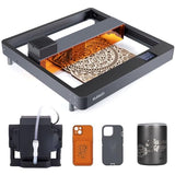 ELEGOO PHECDA 10000mW Laser Engraver & Cutter with Air Assist, CNC Laser Engraving and Cutting Machine for Wood and Metal, Dark Acrylic, 400x400mm Engraving Area (Basic), Laser Class 4 ELEGOO