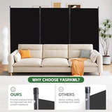 Room Divider Folding Privacy Screens, Portable Room Divider Panel 3 Panel Partition Room Dividers Screen Freestanding Room Partitions and Dividers Fabric Dividers for Room Separation YASRKML