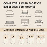 EGOHOME 14 inch Hybrid Full Mattress,Memory Foam Pocket Spring Mattress with Cooling Cover,Bed in a Box,CertiPUR-US Certified,Targeted Support Pressure Relief, 54x75x14 Black MLILY