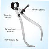 FIXOSHEE Caliper Divider Measuring Tool for Wood Turning Projects Outside Calipers Accurate Measuring Gauge Portable and Woodworking Tool FIXOSHEE