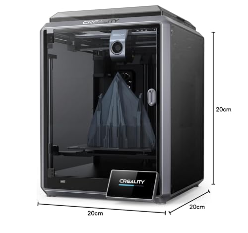 Creality K1 3D Printer - 600 mm/s High-Speed, Upgraded 0.1 mm Smooth Detail, Auto Leveling, Dual Fans Cooler, Straight Out of The Box for Beginners, Printing Size 8.66x8.66x9.84 inch - WoodArtSupply