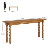 Tribesigns 70.9-Inch Extra Long Console Table for Entryway, Narrow Sofa Table Behind Couch with Solid Wood Legs, Entry Accent Table for Living Room, Foyer, Hallway, Entrance Tribesigns