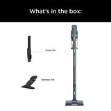Shark IZ631H Cordless Pro Vacuum with PowerFins and Self-Cleaning Brushroll, Includes Upholstery Tool & Crevice Tool, Up To 60 Minute Runtime, HEPA Filtration, Cordless Vacuum, Dark Grey/Mojito Shark