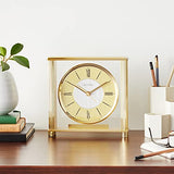 Bulova B1700 Grand Prix Clock, Brass Bulova