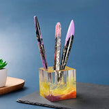 3Pcs Pen Resin Mold, Epoxy Resin Molds with 45Pcs Ink Pen Refills,Ballpoint Pen Silicone Molds Resin Casting Molds for DIY Crafts Making and Student Gift
