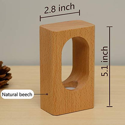 LONRISWAY LED Wood Desk Lamp, Bedroom Bedside Night Light, Dimmable Led Lighting, Creative Home Decor Table lamp, Unique House warmging Gift - WoodArtSupply