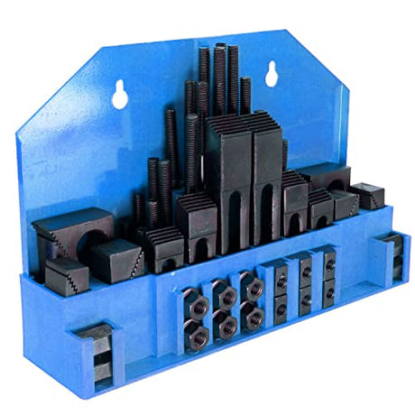 HFS (R) 58 Pcs Hold Down Clamp Clamping Set Kit Bridgeport Mill (3/4" Slot 5/8" Stud) HFS