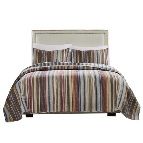 Greenland Home Durango 100% Cotton Reversible Quilt Set, 2-Piece Twin/XL, Earth Greenland Home Fashions