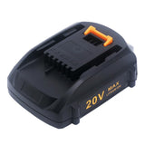 Biswaye WA3525 4.0 Ah 20V Replacement Battery, Compatible with WA3520 WA3575 WA3578 Battery for 20V and 40V[2x20V] Lithium PowerShare Cordless Tools WG163 WG170 WG154 WG261 WG545 WG779 WG183 (2-Pack) Biswaye