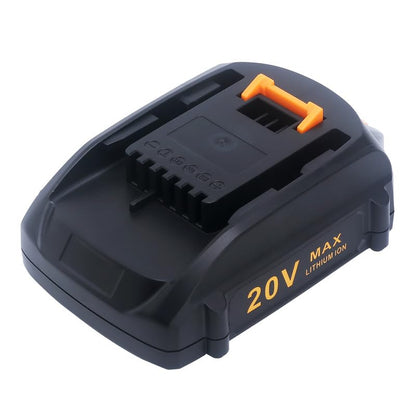 Biswaye WA3525 4.0 Ah 20V Replacement Battery, Compatible with WA3520 WA3575 WA3578 Battery for 20V and 40V[2x20V] Lithium PowerShare Cordless Tools WG163 WG170 WG154 WG261 WG545 WG779 WG183  - WoodArtSupply