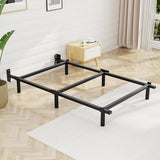 Awesofurni Twin Bed Frame, 7 Inch Basics Metal Bed Frame, Heavy Duty 9-Leg Base for Box Spring and Mattress, Noise-Free, Easy Assembly, Black Awesofurni