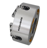 Accusize Industrial Tools 6'' 4-Jaw Independent Lathe Chucks, Plain Back, Semi-Steel Body, Including 1 Set Of Reversible Jaws, 0557-0006 Accusize Industrial Tools