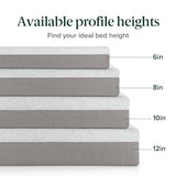 ZINUS 8 Inch Ultima Memory Foam Mattress [New Version], Queen, Fiberglass Free, Medium Firm Feel, Breathable Airflow Memory Foam, Certified Safe Foams & Fabric, Mattress in A Box Zinus