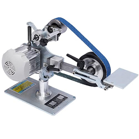 Abrasive Belt Machine 30'' x 1'' DIY Desktop Belt Sander Vertical Horizontal Belt Polisher Sharpener Grinder with Brushless Motor 550W Fixed Angle LIANDU-US