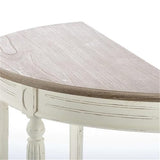 Baxton Studio Vologne Traditional Wood French Console Table, White Baxton Studio