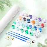 XTXGERL Shih Tzu Rose and Butterfly Paint by Numbers Kit for Adults 16x20 Inch Without Frame, DIY Oil Painting by Number, Adult Paint by Number Kits on Canvas for Wall Decor XTXGERL