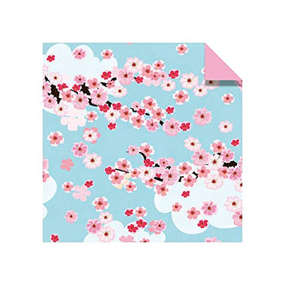 Origami Paper 500 sheets Cherry Blossoms 6" (15 cm): Tuttle Origami Paper: Double-Sided Origami Sheets Printed with 12 Different Patterns (Instructions for 6 Projects Included) - WoodArtSupply