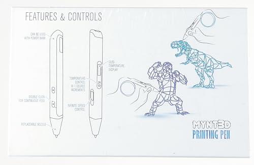 MYNT3D Professional Printing 3D Pen with OLED Display MYNT3D