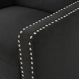 Christopher Knight Home Izidro Traditional Fabric Recliner, Dark Charcoal / Dark Brown Christopher Knight Home