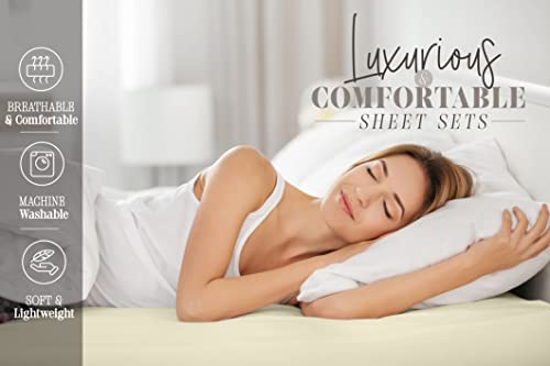 Elegant Comfort Softest and Coziest 4-Piece Sheet Set - 1500 Premium Hotel Quality Microfiber - Deep Pocket, Wrinkle Resistant 4-Piece Floral Bed Sheet Set, Twin XL, Celia Pink Elegant Comfort