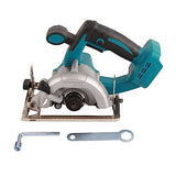 1200W Angle Adjustable Cutting Saw, Cordless Electric Circular Saw for Woodworking, 18V with ABS Material, BL1850B Battery Compatible SASKATE