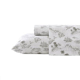 Tommy Bahama - Queen Sheets, Cotton Percale Bedding Set, Crisp & Cool, Stylish Bedding Set (Vintage Map Brown, Queen) Tommy Bahama