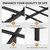 Kaelidra Queen Size Floating Bed Frame with Smart LED Lights, Heavy Duty Metal Platform Floating Bed Frame, No Box Spring Needed, Easy Assembly, Noise Free Kaelidra