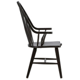 Liberty Furniture Industries Windsor Back Arm Chair, W25 x D25 x H41, Black Liberty