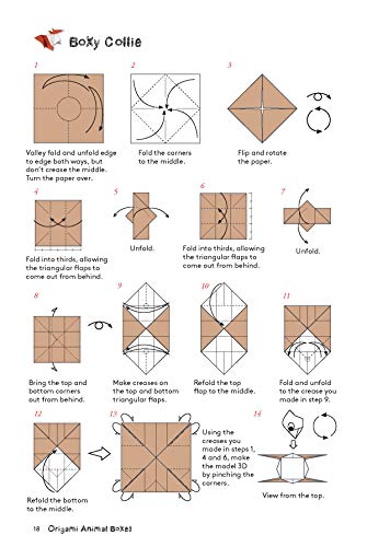 Origami Animal Boxes Kit: Cute Paper Models with Secret Compartments! (14 Animal Origami Models + 48 Folding Sheets) Tuttle Publishing
