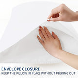 100% Egyptian Cotton Duvet Cover Set Queen Size, Waffle Weave Duvet Cover, 600 TC Soft Breathable Luxury Textured Bedding Set for All Season, 3 PCS, 1 Duvet Cover and 2 Pillowcases, White, 90"x90" Zaizaihome
