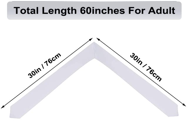 QOMOLANGMA 10PCS Sublimation Blank Graduation Stole Sash 60 in x 4.92 in Adult Bachelor Belt Double Layer Graduation Party Gift for Hear Press Transfer QOMOLANGMA