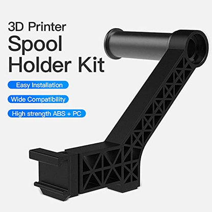 Original Upgrade Rotatable Filament Holder Mount Spool Bracket Compatible with Creality Ender 3 V2 Ender3 Pro/Max, CR-6 SE/Max, CR-10 MAX/AC Vyper/Kobra 3D Printer - WoodArtSupply