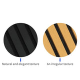 Luxdecor Two Acoustic Wood Wall Slat Panels with Veneer-Decorative Soundproof Wall Panels | Real Natural Oak Wood | 47.24” x 23.62” Each | Soundproof Panels | Wood Finish Wall Panels 0.82" Depth Luxdecor