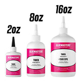 Professional Grade Cyanoacrylate (CA) Super Glue by GLUE MASTERS - 56 Grams - Thick Viscosity Adhesive for Plastic, Wood & DIY Crafts GLUE MASTERS