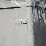 TentandTable Standard Cathedral Tent Sidewall, 9-Foot by 20-Foot, Waterproof Sidewalls for Commercial Party & Canopy Tents, UV Resistant & Removable, 14oz Translucent Vinyl, Tent Not Included TentandTable