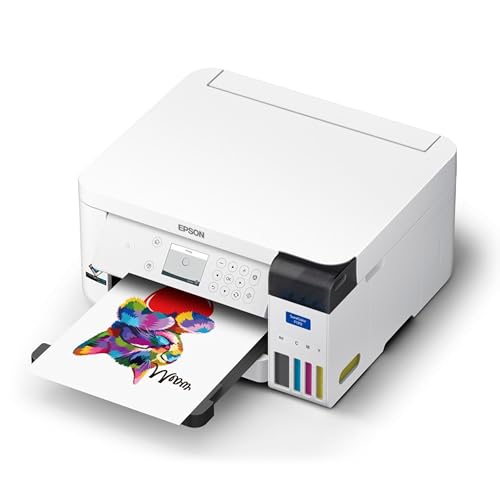 Epson SureColor F170 Dye-Sublimation Printer. Includes Full Set of Ink, User Guide, AC Power Cable, Sublimation Starter Kit, Thermal Tape, 8.5" x 11" & 8.5" x 14" Paper SCF170