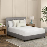 Sealy Complete Protection Waterproof Stain Protection Soft Comfort Top PerfectGrip Stretch Sidewalls Machine Washable Fitted Mattress Protector, King Size, White Sealy