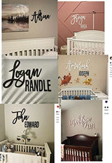 Custom Nursery Name Sign, Personalized with First and Middle Name, Baby Nursery Decor Kobasic Creations