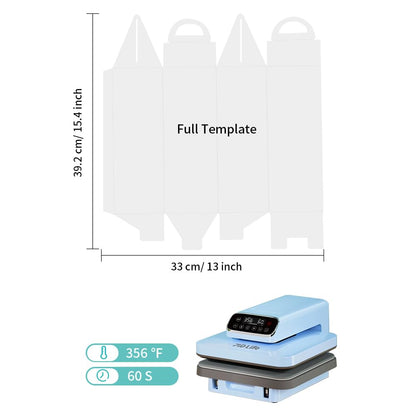 PYD Life 20 Pack Sublimation Tumblers 20 OZ Gift Boxes Blanks Matte White 3.15" x 3" x 11.8" 20 OZ Sublimation Skinny Tumblers Packing Boxes Blanks for Heat Press Transfer