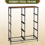 WLIVE Tall Fabric Dresser with 8 Drawers, Storage Tower with Fabric Bins, Double Dresser, Chest of Drawers for Closet, Bedroom, Living Room, Hallway, Dorm, Rustic Brown Wood Grain Print WLIVE