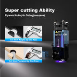 AENBUSLM 40W Laser Module with Air Assit for Laser Cutter & Laser Engraver Machine,5W(5000mW) Output Power,Built in FAC,Ultra-Fine Compressed Spot CNC Carving DIY Laser Master - Class 4 AENBUSLM