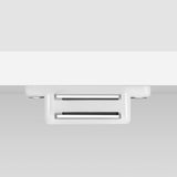 Yaheetech White Wooden Storage Cabinet with 3 Drawers and 2 Open Shelves for Bathroom and Home Organisation Yaheetech