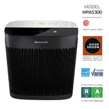 Honeywell InSight Series HEPA Air Purifier for Home, Extra-Large Rooms, includes Air Quality Monitor, Reduces Allergens, Smoke, Wildfire Smoke, Dust, Pollen, Pet Dander and More, Black, HPA5300B Honeywell