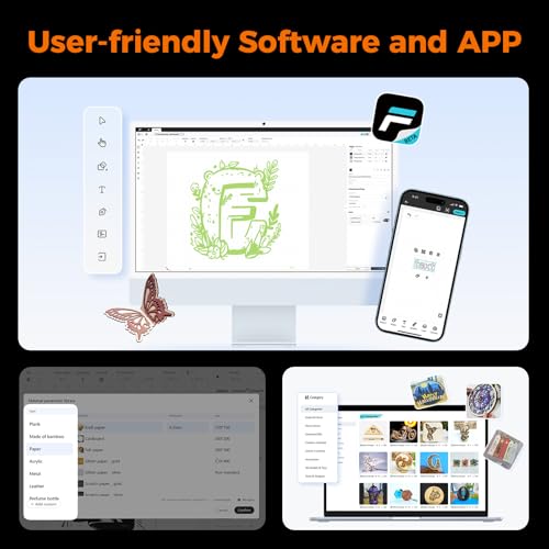 Creality Laser Engraver Faclon A1 Pro 20W with Touch Screen,APP, Class 1 Safety Laser Cutter and Engraving Machine for Wood and Metal, Acrylic Creality