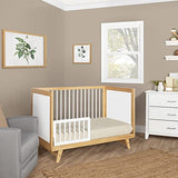 Dream On Me Carter 5-in-1 Full Size Convertible Crib / 3 Mattress Height Settings/JPMA Certified/Made of New Zealand Pinewood/Sturdy Crib Design, Dream On Me