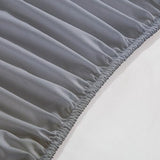 Elegant Comfort 1500 Premium Hotel Quality 18-24 Inches Deep - Extra Deep Pocket Single Fitted Sheet for High Mattress, Luxury and Softest, Smart Pocket - Wrinkle Free, Twin/Twin XL, Gray Elegant Comfort