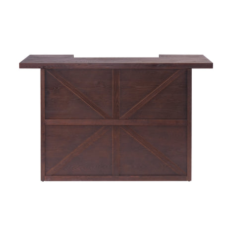 41.35"H Bar Table or Wine Cabinet - Brown Antique HouseOfZazla